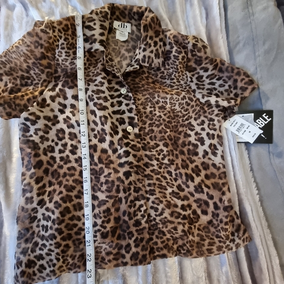 NWT Db Collection Sleeveless Leopard Dress With Short Sleeved Blazer. - Picture 9 of 16